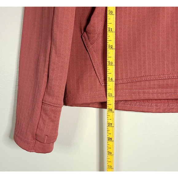 Carhartt Force Relaxed Fit Long Sleeve Pullover Mock Neck Sweatshirt Small Mauve - Picture 13 of 13